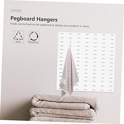 20pcs wall clothes rack peg board tool utility hooks heavy duty