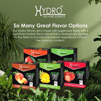 Hydro Hookah Flavors, Fruit Mix Hookah Shisha in Strawberry, Mango