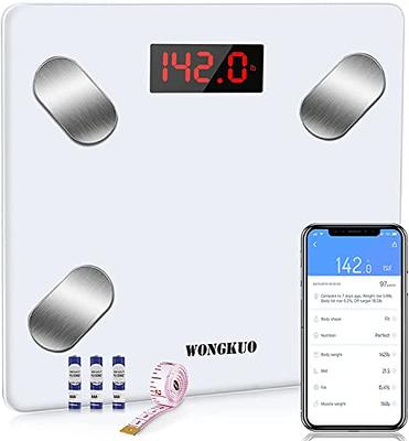 Escali Round Body Fat And Body Water Digital Display Bathroom