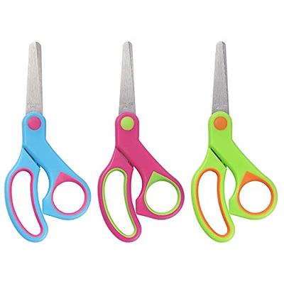 Cuttte 5” Kids Scissors, 3pcs Child Scissors, Small Blunt Tip Scissors for  Kids, Kindergarten Beginner Scissors for Crafting, Right Handed Scissors  for Cutting Paper - Yahoo Shopping