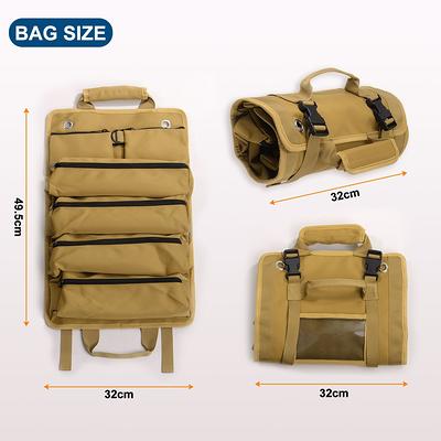 4pcs Small Tool Pouch 12.8 x 7.9 with Hook Multipurpose Utility Bag -  Yahoo Shopping