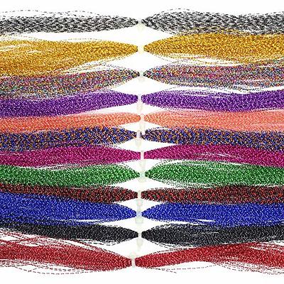 YZD Colorful Crystal Flash Fly Fishing Line 12 Packs Fly Tying Material for  Make Fishing Lure Dry Wet Streamers Flies (B Set) - Yahoo Shopping