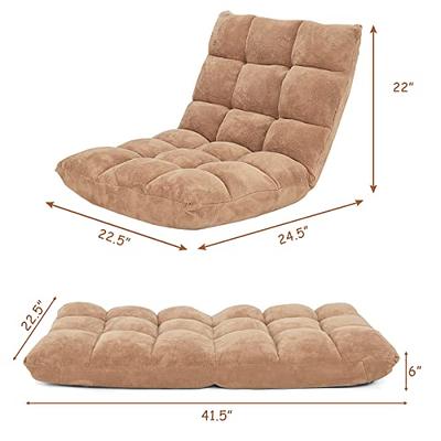 Adjustable Floor Chair Folding Sofa for Meditation Reading with