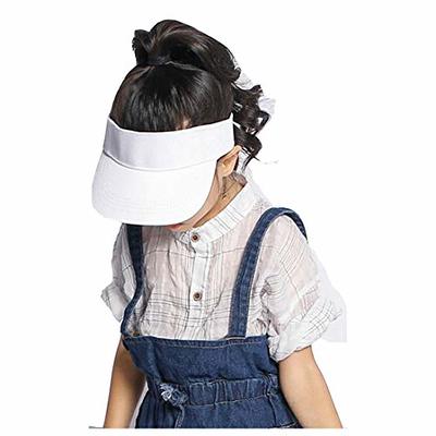 Kids Visor Sun Hat Adjustable Athletic Sports Hat White - Yahoo Shopping