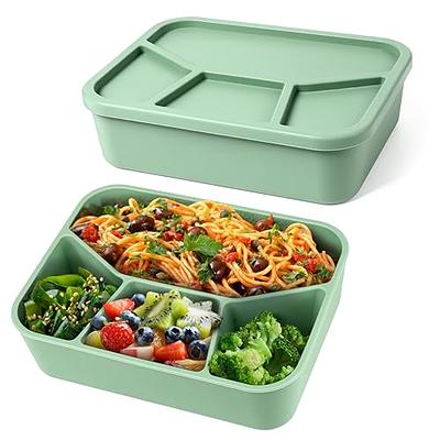 Aimkeoulee 4 Pack Snack Containers with Lids,Reusable 4