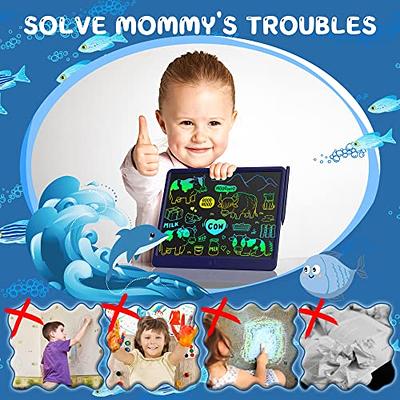  LCD Writing Tablet for Kids,12 Inch Colorful Educational Drawing  Tablet, Erasable Reusable Electronic Writing Board, Toddler Doodle Board,  Learning Toy Gift for Boys Girls Ages 3-8(Sky Blue) : Toys & Games