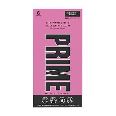  PRIME HYDRATION+ Sticks Lemonade, Hydration Powder Single  Serve Sticks, Electrolyte Powder On The Go, Low Sugar, Caffeine-Free, Vegan