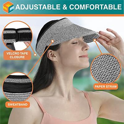 Womens Wide Visor Brim Sun Hat Quick Dry Sun Protection Visor Cap Summer  Travel Baseball Hat Golf Outdoor Teens at  Women's Clothing store