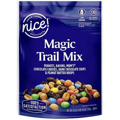 M&M's Classic Trail Mix by It's Delish, 3 lb Reusable Container Gourmet  Chocolate M and M Trail Mix with Dried Fruit and Nuts