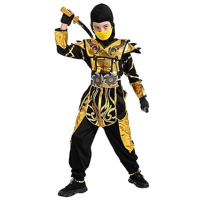 Stealth Ninja Costume for Men Large Black : : Clothing, Shoes &  Accessories