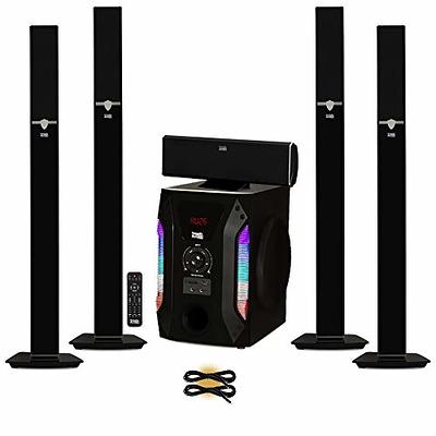Acoustic Audio AAT5005 Bluetooth Tower 5.1 Home Theater Speaker