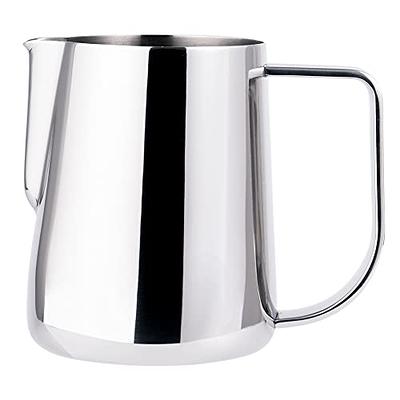 Starbucks Coffee Stainless Steel Frothing Pitcher with Rubber Coated  Handle, 20 oz.