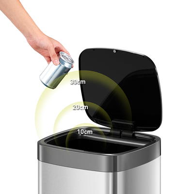 SONGMICS 13 Gallon Motion Sensor Trash Can