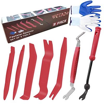 5pcs Car Trim Removal Tool Kit Auto Interior Trim Disassemble Tools  Convient pour le retrait de la radio audio du véhicule