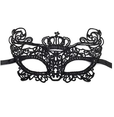 One Pair Couples Masquerade Mask for Women Men Hollow Out Shiny Rhinestone  Venetian Christmas Party Prom Ball Mask Bar Half-face Mask Eye Mask  Costumes 