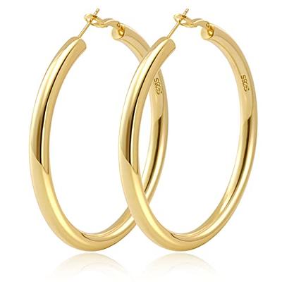 Etnico Traditional Gold Plated Big Earrings Encased With Faux Kundans