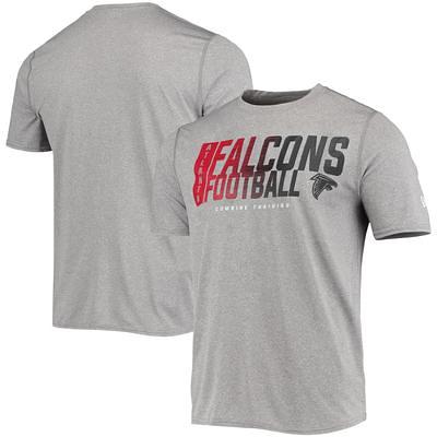 New Era Heathered Gray Houston Texans Combine Authentic Red Zone T-Shirt