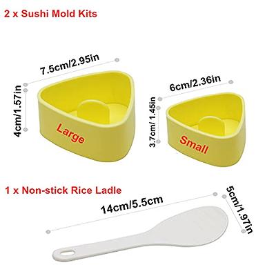 10Pcs Practical DIY Sushi Making Kit Rice Roller Mold Set for Beginners  Kitchen Tools