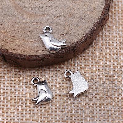 11x8mm Tiny Bird Charm Cute Charms For Jewelry Making Antique Silver Color  - Yahoo Shopping