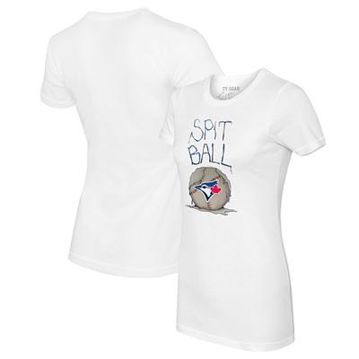Toronto Blue Jays Tiny Turnip Youth James 3/4-Sleeve Raglan T-Shirt -  White/Royal