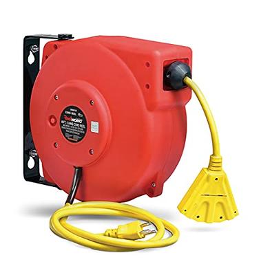 45 ft. 14/3 Heavy-Duty Retractable Extension Cord Reel - Yahoo