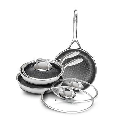 6pc HexClad Hybrid Cookware Set w/ Lids