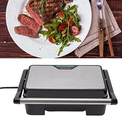 Panini Press Grill Indoor Grill Sandwich Maker with Temperature Setting, 4  Slice Large Non-stick Versatile Grill, to Fit Any Type or Size of Food,  Removable Drip Tray, 850W 