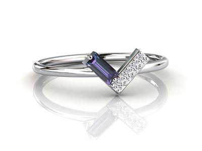 Art Deco 1.39ct Diamond Sapphire Men's Ring