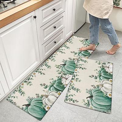  Artnice Kitchen Mats Anti Fatigue 2 Pieces 0.4 Inch,Stylish  Grey Kitchen Mats for Floor,Memory Foam Comfort Mat for Kitchen Floor,Waterproof  Anti Fatigue Mats for Kitchen Floor,Office,Sink,Laundry : Home & Kitchen