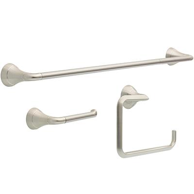 Kingston Brass Victorian 4-Pieces Dual Towel Bar Bathroom Hardware Set