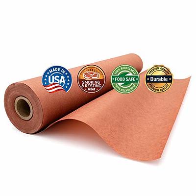 Pink Butcher Paper for Smoking Meat - Peach Butcher Paper Roll 18 by 200 Feet (2400 inches) - USA Made