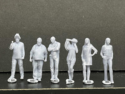 164 Miniature Human Figures - Resin/Unpainted Great For Dioramas Hot Wheels  Made in The USA Group 198 - Yahoo Shopping