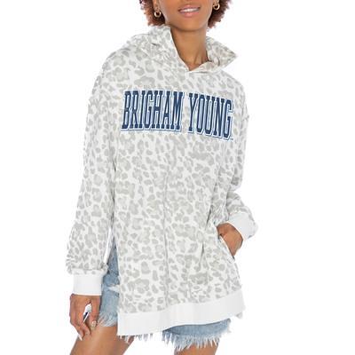 Gameday Couture Women's White Wyoming Cowboys Flowy Lightweight Short Sleeve Pullover Hoodie Size: Small