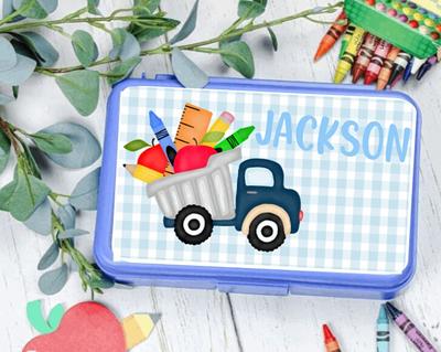 Personalized Pencil Box School Supplies Plastic School Box 