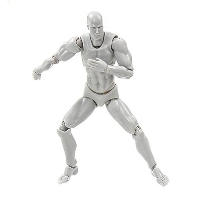 Meooeck 4 Sets Drawing Action Figures Action Figures Body Artists PVC  Figure Model Drawing Models Drawing Mannequin Figure for Painting Body  Model