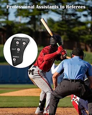 4 Wheel Umpire Indicator, Umpire Counter Clicker, Umpire Clicker Umpire  Gear, Baseball Clicker Outs Innings Balls and Strike Clicker for Softball