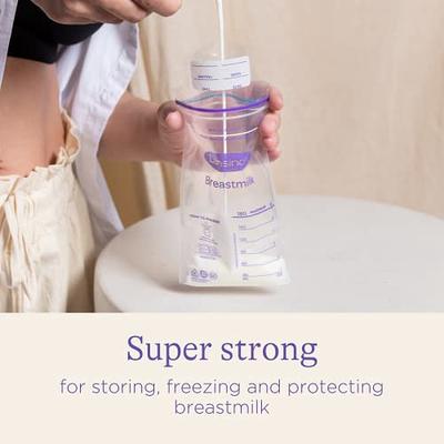 Buy Lansinoh Breastmilk Storage Bags, 100 Count, 6 Ounce, Easy to Use Milk  Storage Bags for Breastfeeding, Presterilized, Hygienically Doubled-Sealed,  for Refrigeration and Freezing Online at Lowest Price Ever in India