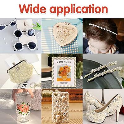 4 Sheets of Adhesive Pearl Stickers Face Pearl Diy Stickers Decorative Pearl  Stickers 