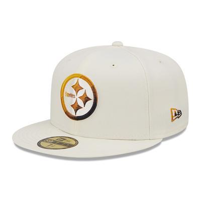 Men's New Era Cream Cincinnati Bengals Chrome Color Dim 59FIFTY Fitted Hat