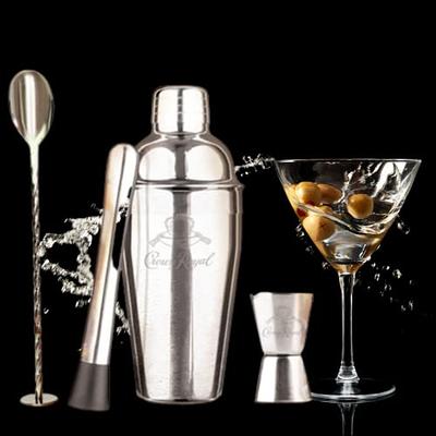 Stainless Steel Cocktail Shaker Set (4-Piece)