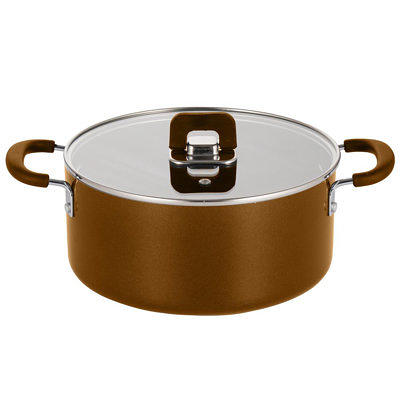 MSMK 1.5 Quart Saucepan with lid, Burnt also Non stick, Induction,  Scratch-resistant, Small Cooking Pot