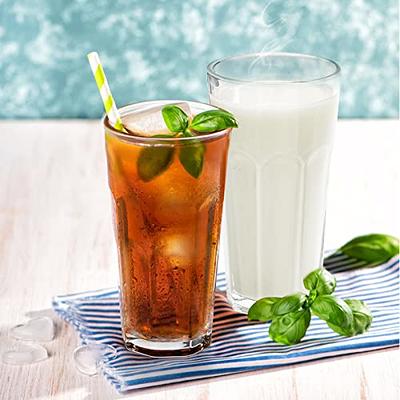 Glass Cup Clear Glass Beer Cup Tumbler Pint Cup Can Shape Milk Juice Ice  Coffee Cup Beer Glasses for Soda Soft Drink Drinkware