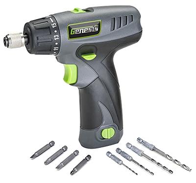 BLACK+DECKER Cordless Screwdriver with Pivoting Handle, Electric Screwdriver,  180 RPM, 3.6V, Charger and 2 Hex Shank Bits Included (Li2000)