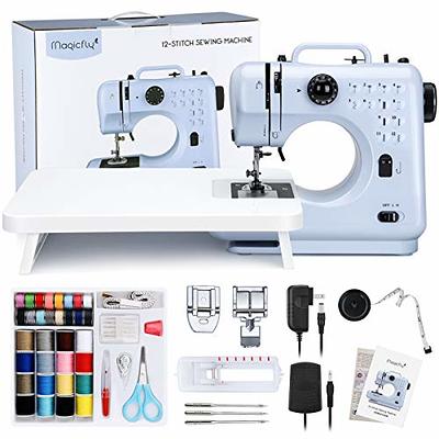 Boczif Sewing Machine Cover, Protective Cover with Essentials Storage  Pockets and Side Handle, Sewing Machine Cover Dust Cover Compatible with  Most