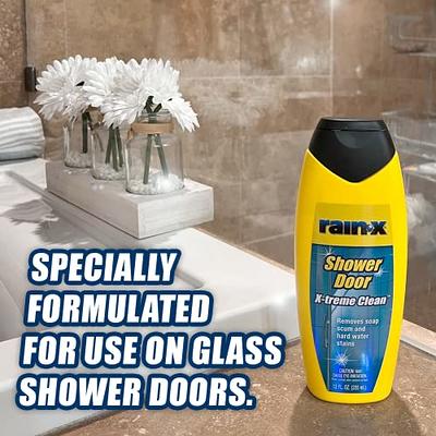 Rain-X 630035 X-Treme Clean Shower Door Cleaner, 12 Fl. Oz, Formulated To Glass  Doors - Easy Use, Removes Soap Scum, Dirt, Hard Water Build-up, Calcium,  Lime And Rust Stains - Yahoo Shopping