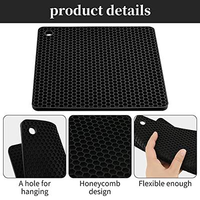  Hotsyang Silicone Trivets For Hot Pots and Pans Large