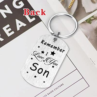 To My Son Keychain Inspirational Gift for Son Birthday Gifts Son Gifts from  Mom Son Christmas Gifts Graduation Gifts Son Inspirational Keychain - Yahoo  Shopping