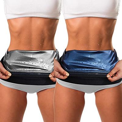 Biange Waist Trainer for Women Men Sweat Belt Waist Trimmer Belly