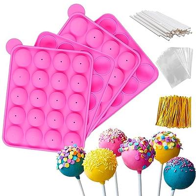 Ozera 2 Pack Popsicles Molds, Homemade Cake Pop Molds Cakesicle