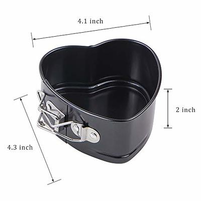 Webake Square 10 Inch Springform Pan with Removable Bottom